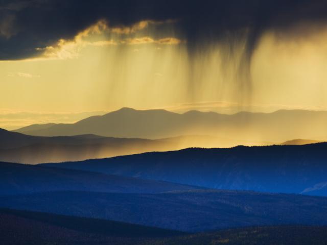 Storm Clouds at Sunset, Yukon