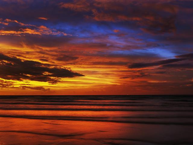 Thunderstorm Clouds Over Timor Sea, Lee Point, Australia