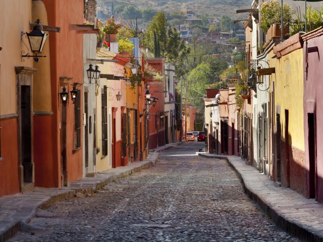 Colorful Steet, San Miguel de Allende, Guanajuato, Mexico