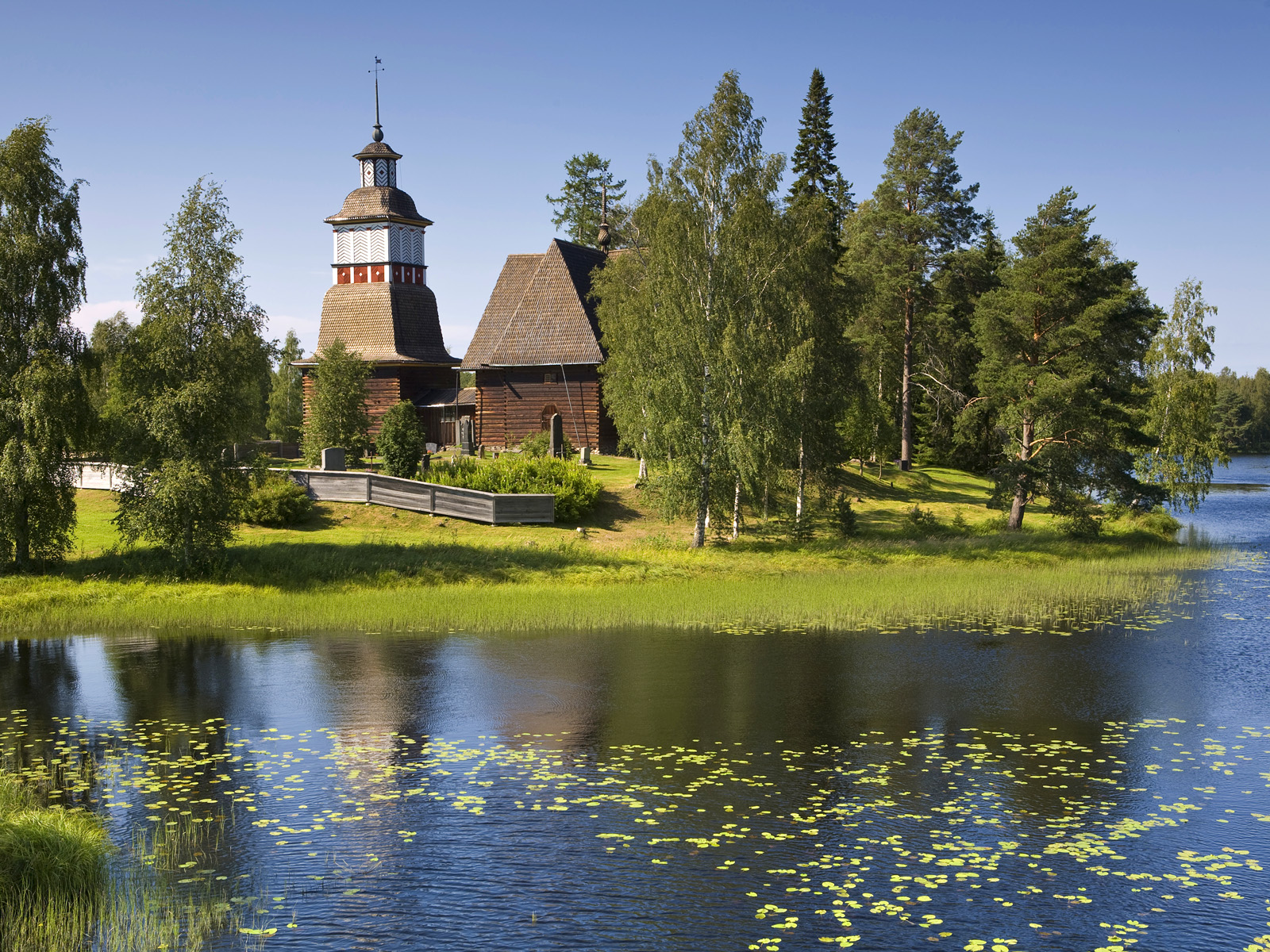Old Wooden Church, Petajavesi, Near Jyvaskyla, The Lakeland, Finland