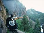 On the High Line, Durango and Silverton Narrow Gauge Railroad, Colorado