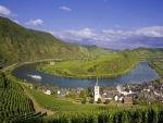 Village of Bremm on the Moselle River, Germany