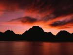 Grand Teton National Park at Twilight Wyoming