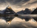 Mitre Peak, Milford Sound, Fjordland National Park, New Zealand