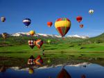 Hot Air Balloon Festival Reflected