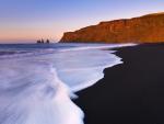 Lava Beach, Reynisdrangar Islands, Vik i Myrdal, Iceland