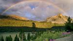 Rainbow Over Mount Dana, Yosemite National Park, California