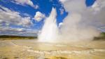 Great Fountain Geyser Erupting, Yellowstone National Park, Wyoming