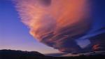 Lenticular Cloud Over the Sierra Nevada Range, California