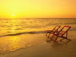 Beach Chairs, Miami Beach, Florida