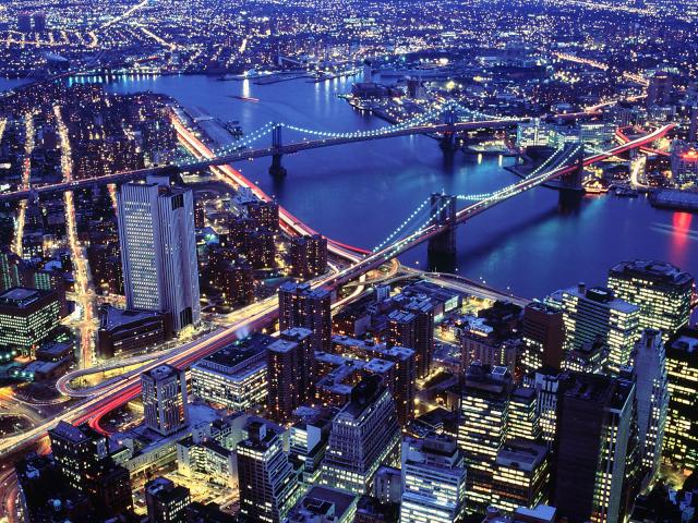 Brooklyn and Manhattan Bridges, New York City