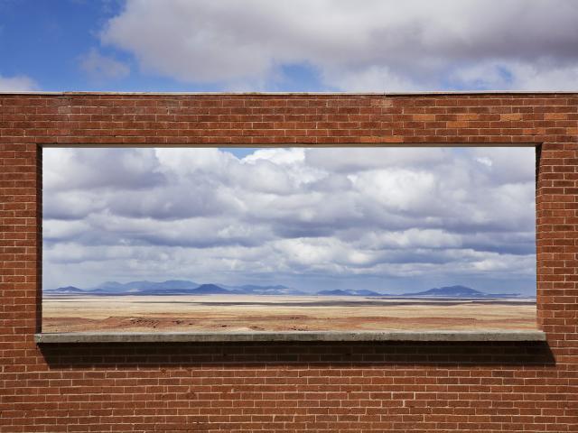 Outdoor Picture Window, Near Winslow, Arizona