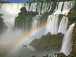 Rainbow Over the Iguazu River, Brazil-Argentina Border