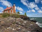 Eagle Harbor Lighthouse, Lake Superior, Keweenah Peninsula, Michigan