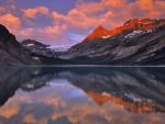 Bow Lake at Dawn Banff National Park Alberta