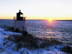 Sunset at Castle Hill Lighthouse Newport Rhode Island